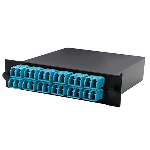AddOn Networks  châssis de réseaux Noir, Bleu - ADD-3BAYC2MP12LCDM3