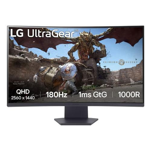 LG  écran plat de PC 80 cm (31.5") 2560 x 1440 pixels Quad HD Noir - 32GS60QC-B