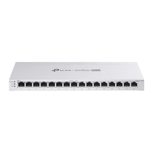 TP-Link Omada Pro  commutateur réseau Géré L2/L2+ Gigabit Ethernet (10/100/1000) Connexion Ethernet, supportant l'alimentation via ce port (PoE) Gris - S4500-16GP