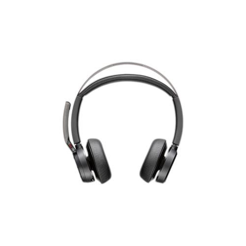 HP Poly Micro-casque Poly Voyager Focus 2 USB-C-C certifié Microsoft Teams + adaptateur USB-C/A +base de chargement - 9T9J6AA