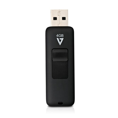 V7 4GB USB 2.0 lecteur USB flash 4 Go USB Type-A Noir - VF24GAR-3N