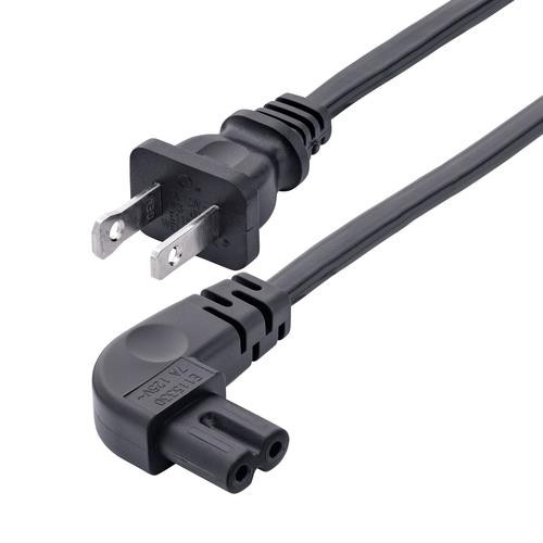 StarTech.com  câble électrique Noir 1,8 m NEMA 1-15P Coupleur C7 - PXT101NB-STRA-6F