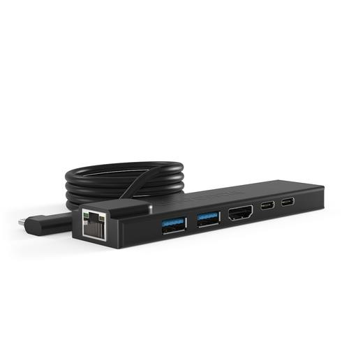 Compulocks  hub & concentrateur USB 2.0 Type-C Noir - HUB01