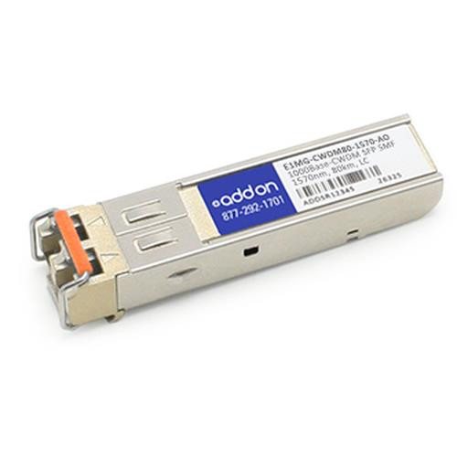 AddOn Networks  module émetteur-récepteur de réseau Fibre optique 1000 Mbit/s SFP 1570 nm - E1MG-CWDM80-1570-AO