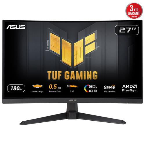 ASUS TUF Gaming VG27WQ3B écran plat de PC 68,6 cm (27") 2560 x 1440 pixels Quad HD LCD Noir - 90LM0AQ1-B01170