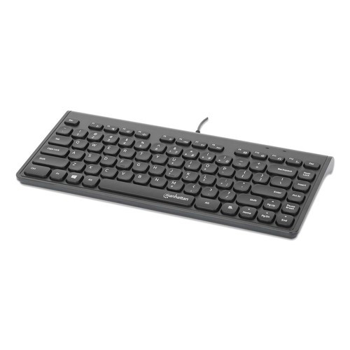Manhattan  clavier Bureau USB QWERTY Noir - 180702