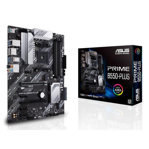 ASUS PRIME B550-PLUS AMD B550 Emplacement AM4 ATX - 90MB14U0-M0EAY0