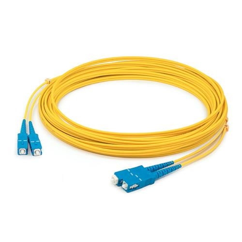 AddOn Networks  câble InfiniBand et à fibres optiques 67 m OFNR Jaune - ADD-SC-SC-67M9SMF