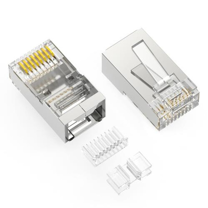 Axiom  connecteur de fils RJ-45 Argent - RJ45C6ASS3100-AX