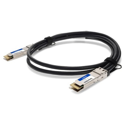 AddOn Networks  câble InfiniBand et à fibres optiques 1 m QSFP-DD Noir, Argent - QDD-400-CU1M-AO