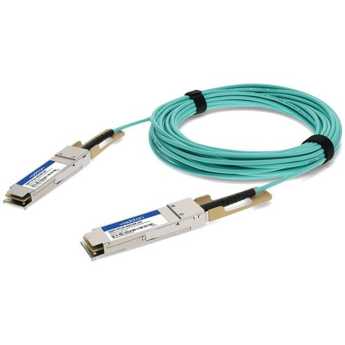 AddOn Networks  câble InfiniBand et à fibres optiques 5 m QSFP28 Turquoise - QSFP-OTU4-AOC5M-AO