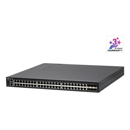 ATEN  commutateur réseau Géré L2+ Gigabit Ethernet (10/100/1000) Noir - ES0154