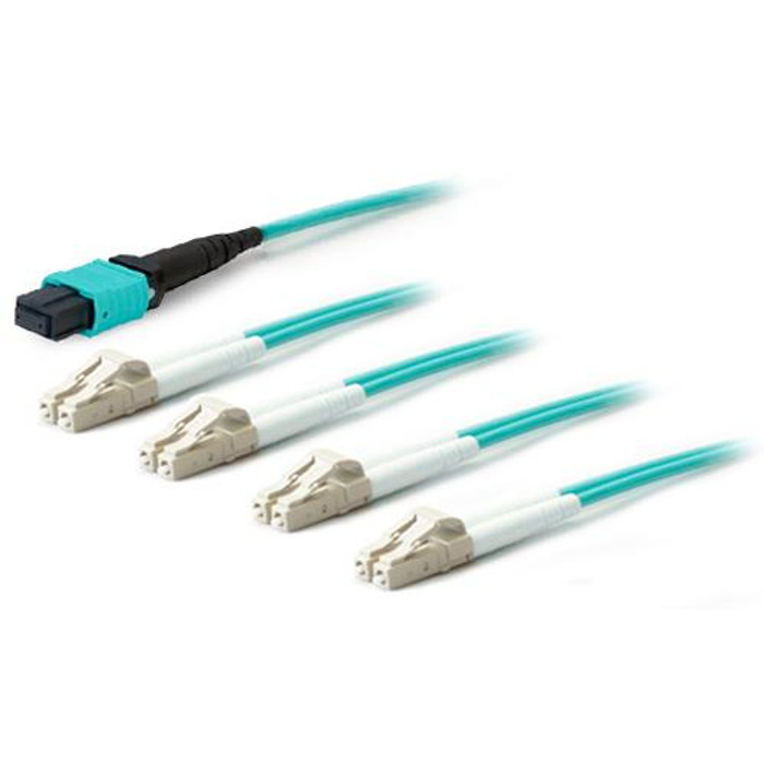 AddOn Networks MPO to 4 x LC, 10m câble InfiniBand et à fibres optiques MPO/MTP OFNP Bleu - ADD-MPO-4LC10M5OM3