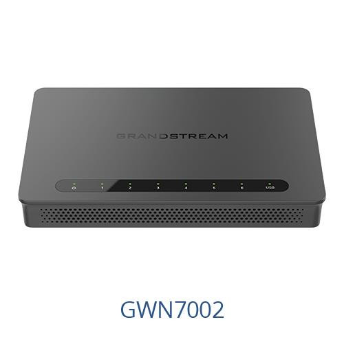 Grandstream Networks  Routeur connecté 2.5 Gigabit Ethernet, Gigabit Ethernet Noir - GWN7002