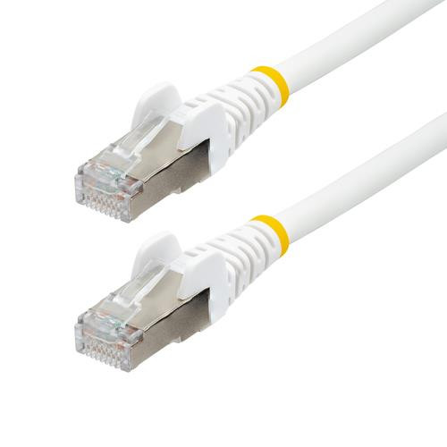 StarTech.com  câble de réseau Blanc 15,2 m S/FTP (S-STP) - NLWH-50F-CAT6A-PATCH