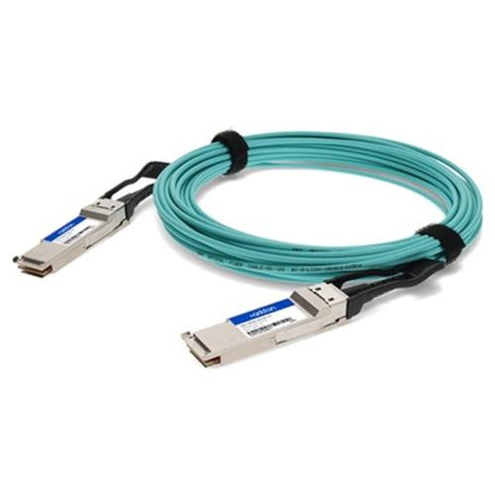 AddOn Networks  câble InfiniBand et à fibres optiques 3 m QSFP56 Vert, Argent - QSFP-200GB-AOC3M-AO
