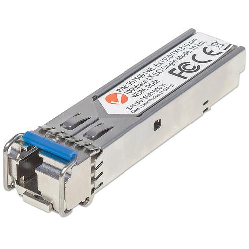 Intellinet  module émetteur-récepteur de réseau Fibre optique 1000 Mbit/s SFP - 507509