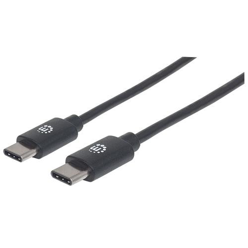 Manhattan  câble USB USB 2.0 2 m USB C Noir - 354875