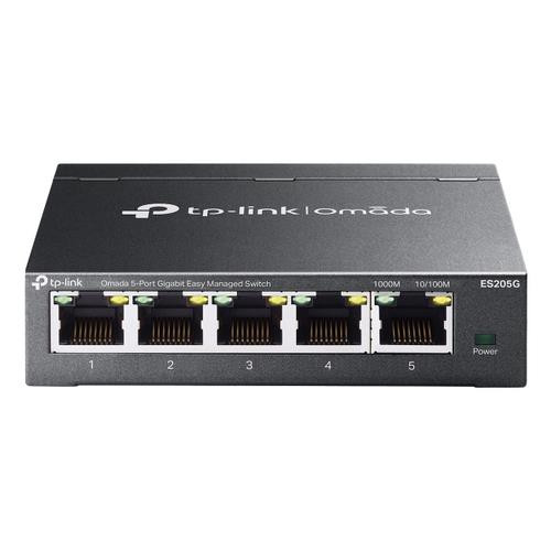 TP-Link Omada  commutateur réseau Géré Gigabit Ethernet (10/100/1000) Noir - ES205G