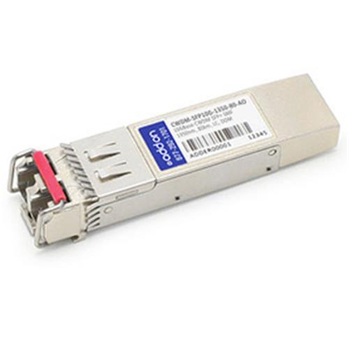 AddOn Networks  module émetteur-récepteur de réseau Fibre optique 10000 Mbit/s SFP+ 1350 nm - CWDM-SFP10G-1350-80-AO