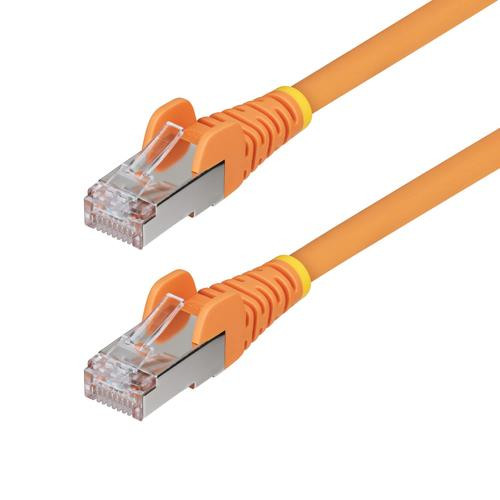 StarTech.com  câble de réseau Orange 0,2 m S/FTP (S-STP) - NLOR-6IN-CAT6A-PATCH