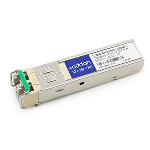 AddOn Networks  module émetteur-récepteur de réseau Fibre optique 1000 Mbit/s SFP 1530 nm - E1MG-CWDM80-1530-AO