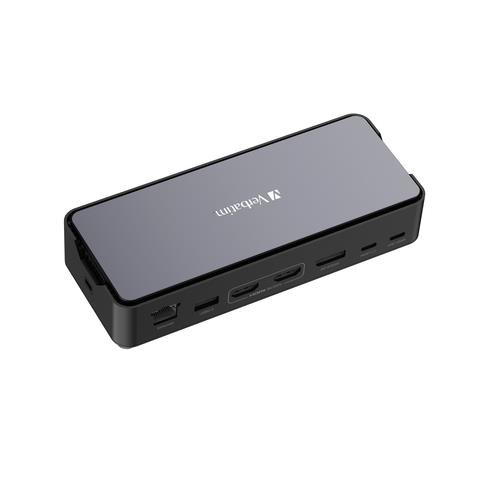Verbatim CDS-15S Avec fil USB 3.2 Gen 1 (3.1 Gen 1) Type-C Noir, Gris - 32173