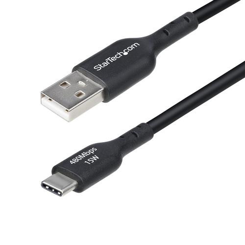 StarTech.com  câble USB USB 2.0 1,8 m USB A USB C Noir - USB2AC6FBKE10PK