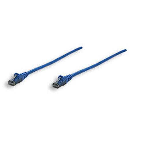 Intellinet RJ-45, 0.3m, Cat6, UTP câble de réseau Bleu 0,3 m - 343282