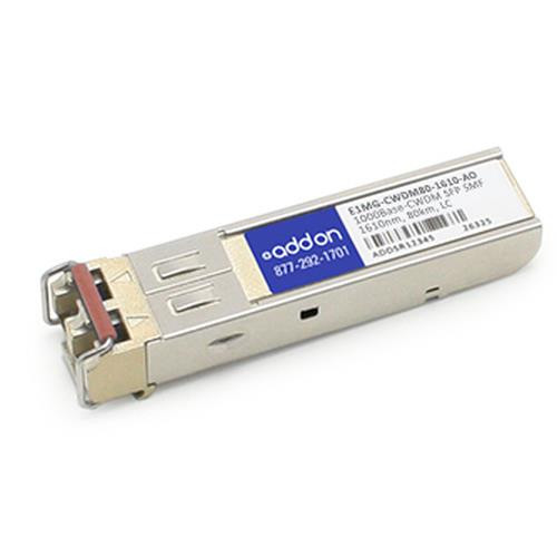 AddOn Networks  module émetteur-récepteur de réseau Fibre optique 1000 Mbit/s SFP 1610 nm - E1MG-CWDM80-1610-AO