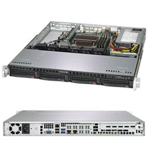 Supermicro 5019C-M Intel C246 LGA 1151 (Emplacement H4) Rack (1 U) Noir - SYS-5019C-M