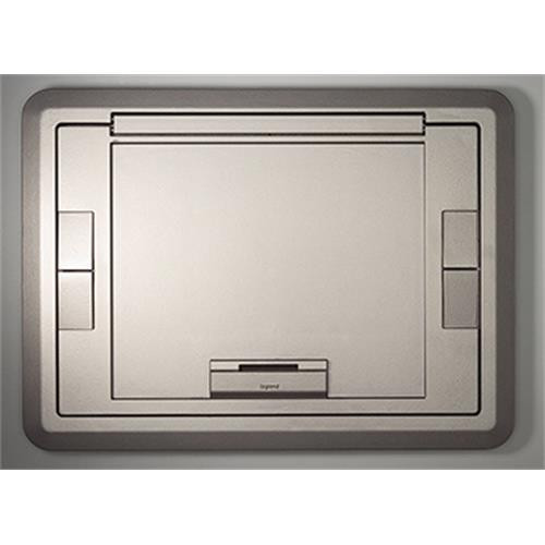 WIREMOLD  boitier de prise de courant Nickel - EFB610CTCNK