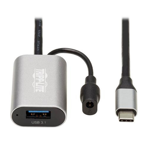 Tripp Lite  câble USB USB 3.2 Gen 1 (3.1 Gen 1) 5 m USB C USB A Noir, Gris - U330-05M-C2A