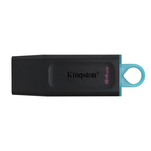 Kingston Technology DataTraveler ® Exodia (Noir et Turquoise) - 2 unités - Clé USB 3.2 - DTX/64GB-2P