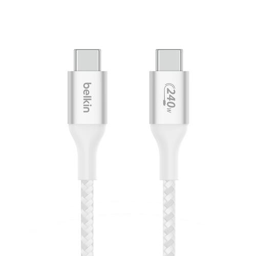 Belkin CAB015bt2MWH câble USB USB 2.0 2 m USB C Blanc - CAB015BT2MWH