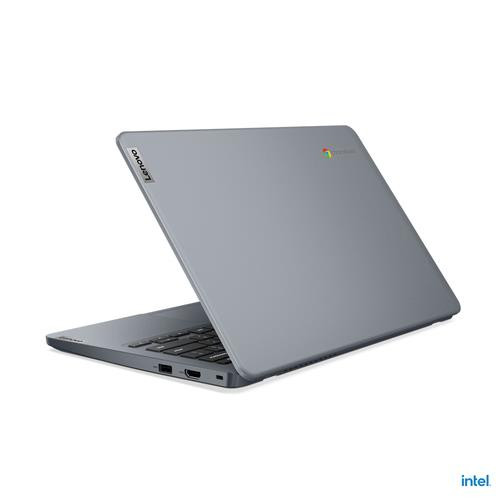 Lenovo 14e Chromebook Gen 3 Intel® N N100 35,6 cm (14") HD 4 Go LPDDR5-SDRAM 32 Go eMMC Wi-Fi 6E (802.11ax) ChromeOS Anglais américain Gris - 82W60000US