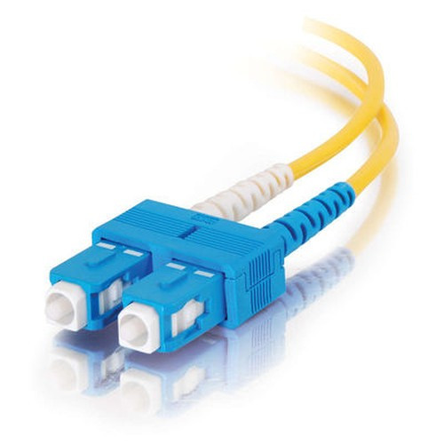C2G 7m SC/SC Plenum-Rated Duplex 9/125 Single-Mode Fiber Patch Cable câble InfiniBand et à fibres optiques Jaune - 34544
