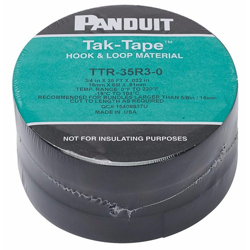 Panduit  serre-câbles Nylon, Polyéthylène Noir 3 pièce(s) - TTR-35R3-0