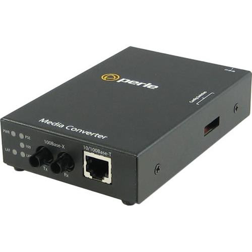Perle S-110P-M2ST2-XT convertisseur de support réseau 100 Mbit/s 1310 nm Multimode Noir - 05090210