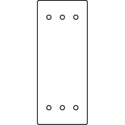 WIREMOLD  Plaque de commutation et obturateur - RFB119-SB