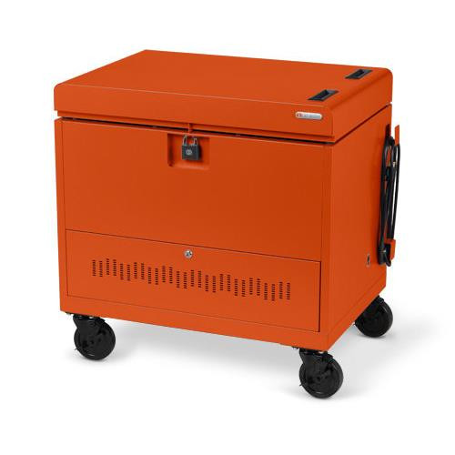 Bretford CUBE Toploader Classe mobile de charge et de gestion Orange - TVTL30CADUSB-TAG
