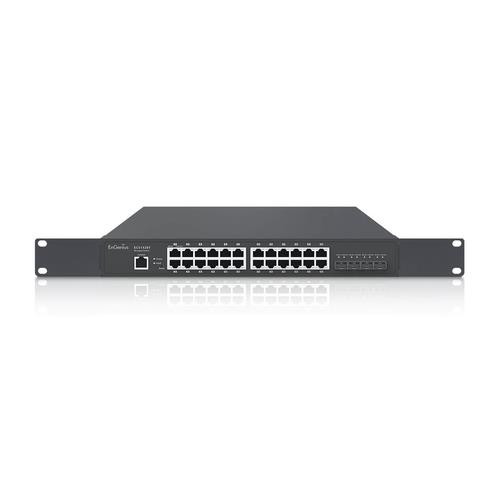 EnGenius  commutateur réseau Géré L2/L3 Gigabit Ethernet (10/100/1000) Noir - ECS1528T