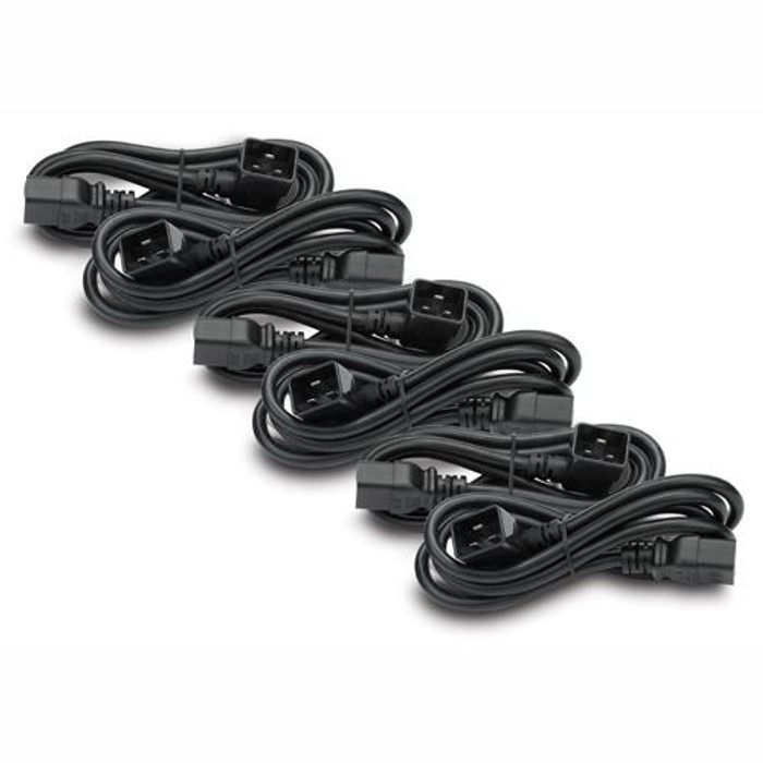 APC Power Cord Kit, 16A, 208/230V, C19 TO C20R, 4FT, 3L + 3R Noir 1,2 m - AP98894F