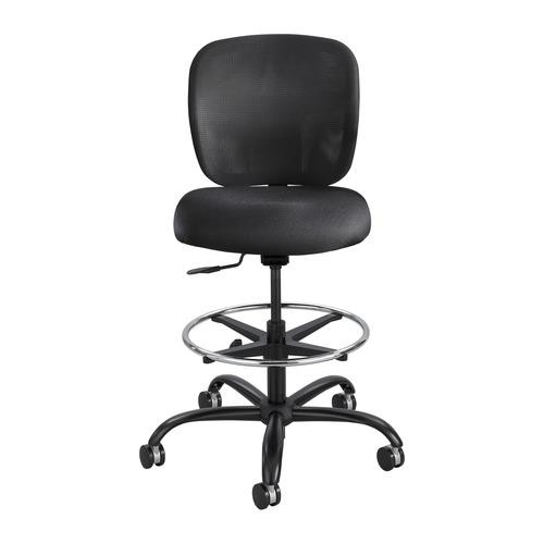 Safco Vue Chaise avec assise rembourrée Dossier grillagé - 3394BL