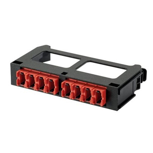 Panduit  adaptateur de fibres optiques MPO Noir, Rouge - FQMAP65RD