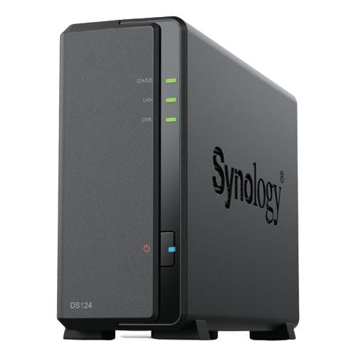 Synology DiskStation  serveur de stockage NAS Bureau Realtek RTD1619B 1 Go DDR4 0 To DiskStation Manager Noir - DS124