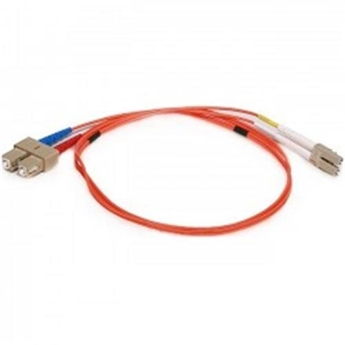 Monoprice  câble InfiniBand et à fibres optiques 1 m 2x LC 2x SC OFNR Orange - 2626