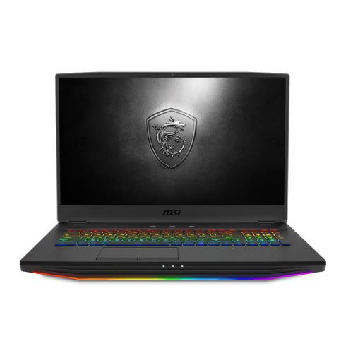 MSI Gaming  Titan DT Intel® Core™ i9 i9-10900K Ordinateur portable 43,9 cm (17.3") 4K Ultra HD 64 Go DDR4-SDRAM 2 To SSD NVIDIA GeForce RTX 2080 SUPER Wi-Fi 6 (802.11ax) Windows 10 Pro Noir, Gris - GT76 10SGS-055