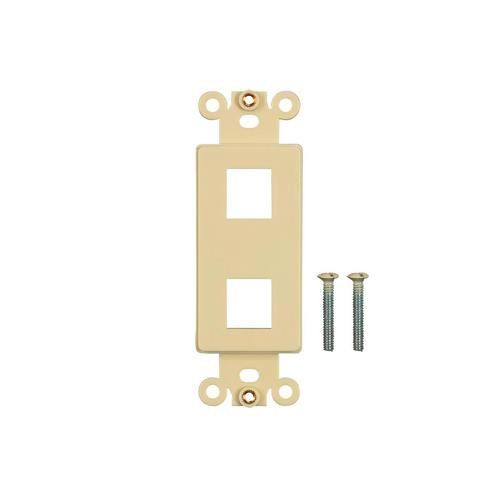 Monoprice  Plaque de commutation et obturateur Ivoire - 34510