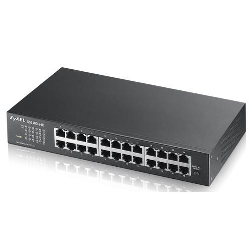 Zyxel  commutateur réseau Non-géré Gigabit Ethernet (10/100/1000) Noir - GS1100-24E